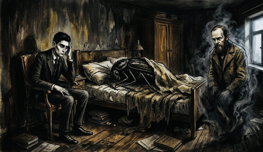 A metamorfose de Kafka é interna e não literal: uma dor insuportável de ser